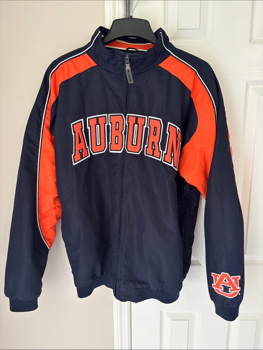 Auburn Navy and Orange Lightweight Team Jacket